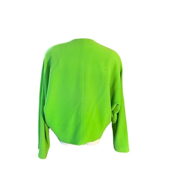 Vintage Oversized Lime Green Anne Klein cropped Jacket - Picture 3 of 7
